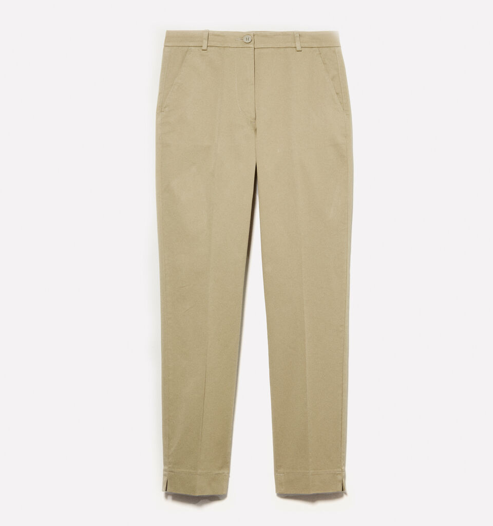 Chinos verde militar - calças chinos para mulher - Verde Claro | Sisley image number 6
